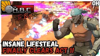 INSANE Lifesteal Build FINALLY Clears Level 1! Mercenary Battle Company!