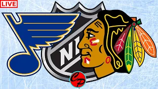 BLACKHAWKS vs BLUES NHL HOCKEY PRESEASON LIVE GAME CAST & CHAT