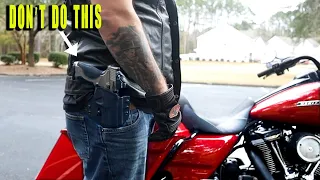Life Saving Conceal Carry Tips On A Motorcycle