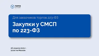 Как избежать рисков при закупках у СМСП по 223-ФЗ