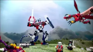 Hasbro KRE-O - Transformers Beast Hunters - Optimus Prime & Ripclaw Strike Set Commercial 2013