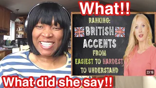 American Reacts to 10 British Accents Ranked Easiest To Hardest | Reaction
