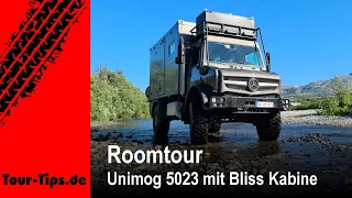 Roomtour Mercedes Unimog 5023 mit Bliss Kabine
