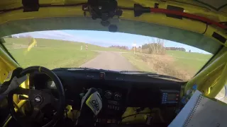 Onboard Fritz Köhler/ Petra Hägele BMW M3 E36 Rallye Oberland 2015 WP 3 Burggen