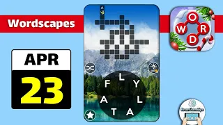 Wordscapes April 23 2021 Daily Puzzle Walkthrough