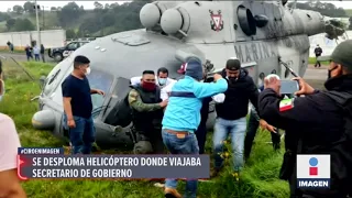 Se desploma helicóptero de la Marina en Hidalgo | Noticias con Ciro Gómez Leyva