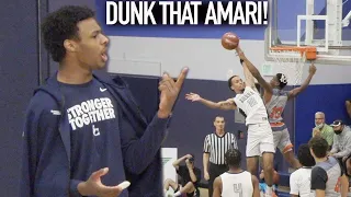 Bronny James Shocked Sierra Canyon TESTED In PHYSICAL GAME! Amari GOES OFF!