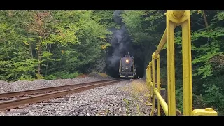 Reading and Northern 2102 thru the Tamaqua tunnel.