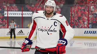 Florida Panthers vs Washington Capitals - NHL Playoffs 5/5/2022 Full Game 2 Highlights - NHL 22 Sim