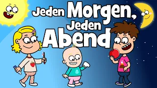 ♪ ♪ Kinderlied Familie Alltag | Jeden Morgen, Jeden Abend - Hurra Kinderlieder