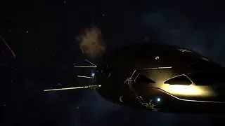 Elite Dangerous - AX Battle Beluga maiden fight