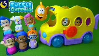 Bubble Guppies Toys Swimsational School Bus & Check Up Center Gil Molly Goby Oona Bubble Puppy Toys