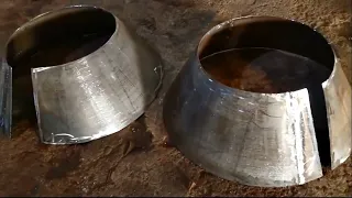 Plate ka reducer kaise banaye | how to Make concrete mixer drum | Cone Kaise Banaye