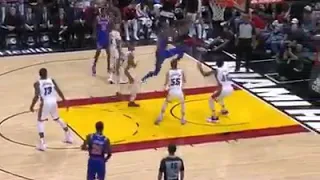 Mitchell Robinson Dunks On Udonis Haslem