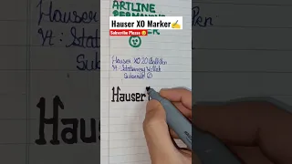 Hauser Xo Permanent Marker ✍️🖊️🖋️ #stationerywallah