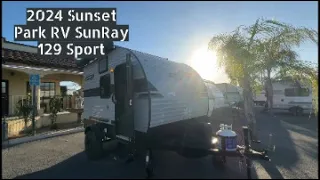 2024 Sunset Park RV SunRay 129 Sport w Outside Kitchen Travel Trailer