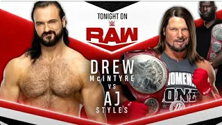 Drew McIntyre vs AJ Styles - WWE Raw 14/06/21 en Español