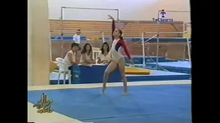 1997 Argentina National Championships - Melina Sirolli (River Plate) FX (Argentina TV)