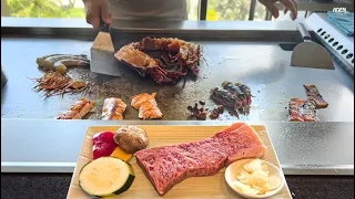 $240 Teppanyaki Lunch in Singapore - Japanese Wagyu and Seafood