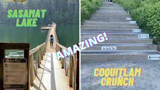 STUNNING SASAMAT LAKE and a great workout at COQUITLAM CRUNCH