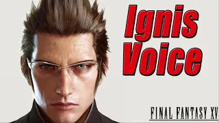 Final Fantasy XV: All Ignis Voice Sounds