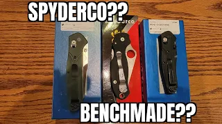 spyderco para 3 vs benchmade 940 and 945 edc
