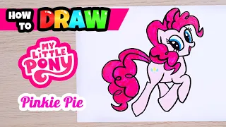 How to draw My Little Pony | Pinkie Pie | Kids Drawing | Step by Step | Kids Animation Star