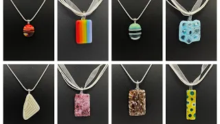 Fused Glass Jewelry Galore — SEVERAL Different Projects in One Video!