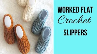 Easiest Beginner Crochet Slippers