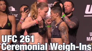 UFC 261 Ceremonial Weigh-Ins: Valentina Shevchenko vs Jessica Andrade