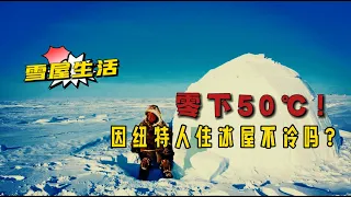 零下50℃！因紐特人住冰屋為啥不覺得冷？屋子里生火，雪不會化嗎