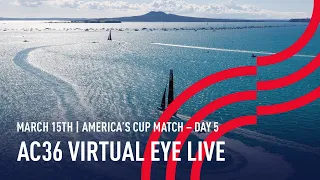 The 36th America’s Cup | Virtual Eye | 🔴 LIVE Day 5