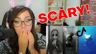 Bunny REACTS to Scary Animation !!!