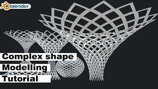 Hard Surface Modeling in Blender - Complex shapes | Blender Tutorial