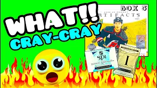 BOX 3! WHAT! 2022-23 Upper Deck Artifacts Hockey Hobby Box Break | CONTEST WINNERS