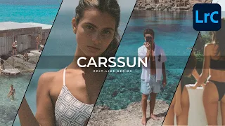 How To Edit Like CARSSUN (Film Look) | Lightroom Classic Tutorial Free Presets