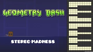 Geometry Dash - Stereo Madness [Piano Cover]