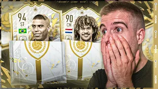 FIFA 22: Doppeltes PACKLUCK! RANDOM MID ICON Squad Builder Battle 😱😲