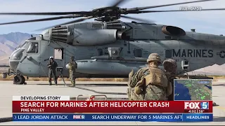 Search Underway For Marines After Helicopter Crash