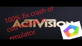 Fix call of duty  crashes in memu emulator 100% working trick 2021 subscribe and like