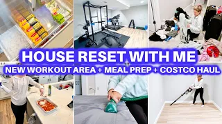 CLEAN WITH ME + HOUSE RESTOCK + RESET | RESET ROUTINE | CLEANING MOTIVATION MEAL PREP|JAMIES JOURNEY