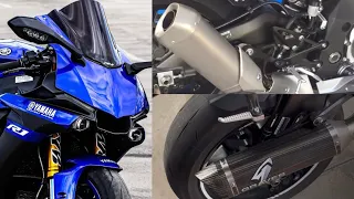 YAMAHA YZF R1 RN32 (2015/17) Exhaust Sound Comparison | STOCK vs GRAVES