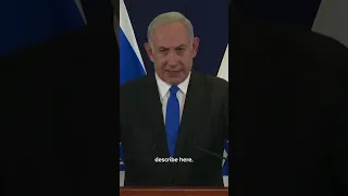 Israeli PM Netanyahu speaks following the escalation in the Israel-Hamas conflict #Shorts