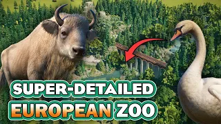 INSANELY DETAILED EUROPEAN ZOO! | Planet Zoo Tour