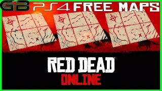 Red Dead Online Free PS4 Treasure Maps