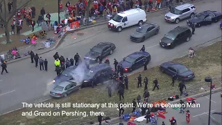 Chiefs Victory Parade Police Pursuit