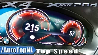 BMW X4 2019 20d xDrive ACCELERATION & TOP SPEED 0-215km/h by AutoTopNL