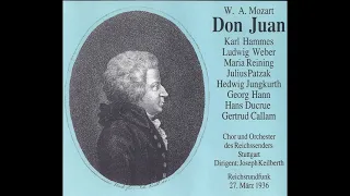 Mozart: Don Giovanni (Ger)- M.Reining, K.Hammes, G.Hann, J.Patzak, L.Weber, dir. J. Keilberth (1936)