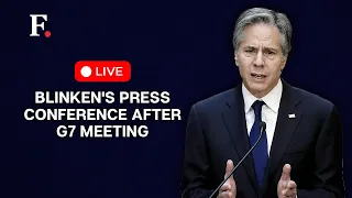 G7 Foreign Ministers Summit LIVE : US State Secy Antony Blinken News Conference after G7 FM Summit
