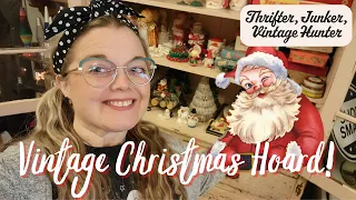 What's Hiding Inside This Antique Cabinet for CHRISTMAS? (Thifter Junker VLOG)